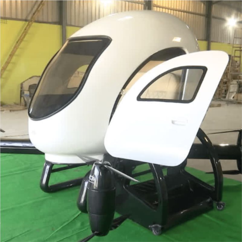 100 kmph at 1,000 feet: Two-Seater Air Taxi Prototype Takes Flight In Andhra Pradesh